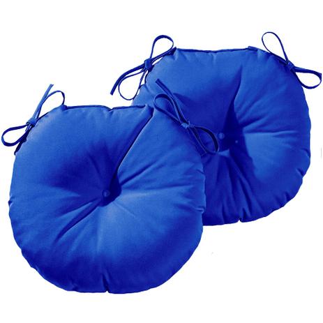 Almofada Para Assento Redondo One Ø40cm - Azul Royal 2 Peças - Ecaza Menor preço em Almofada Para Assento Redondo One Ø40cm - Azul Royal 2 Peças - Ecaza