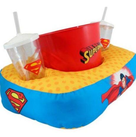 Almofada pipoca Super Man - Zona criativa Menor preço em Almofada pipoca Super Man - Zona criativa
