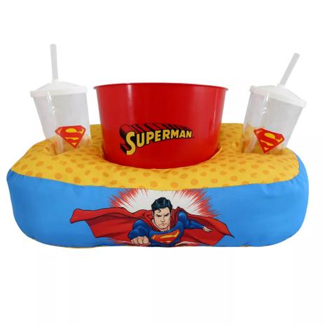 Almofada Porta Pipoca Superman - Geek10 Menor preço em Almofada Porta Pipoca Superman - Geek10