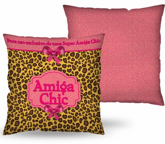 Almofada quadrada -amigas - amiga chic - Brasfoot Menor preço em Almofada quadrada -amigas - amiga chic - Brasfoot