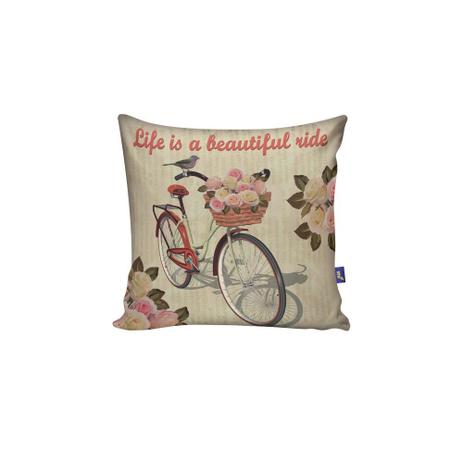 Almofada Quadrada Life is a Beautiful Ride - Nsw pelúcias Menor preço em Almofada Quadrada Life is a Beautiful Ride - Nsw pelúcias