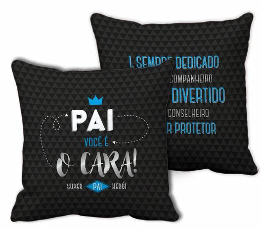 Almofada quadrada -pai - pai você é o cara - Brasfoot Menor preço em Almofada quadrada -pai - pai você é o cara - Brasfoot