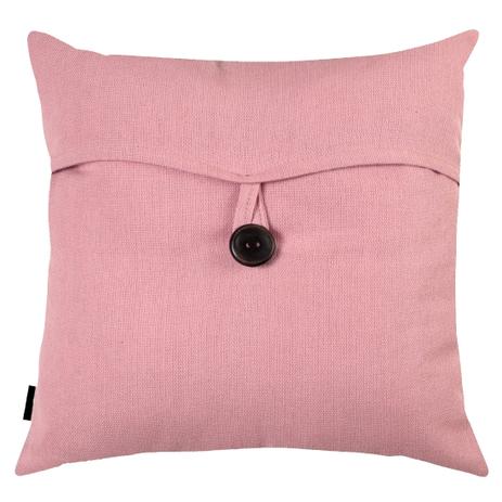 Almofada Romantic Solid Botão 40x40cm Rosa - Artesanal teares é boa?
