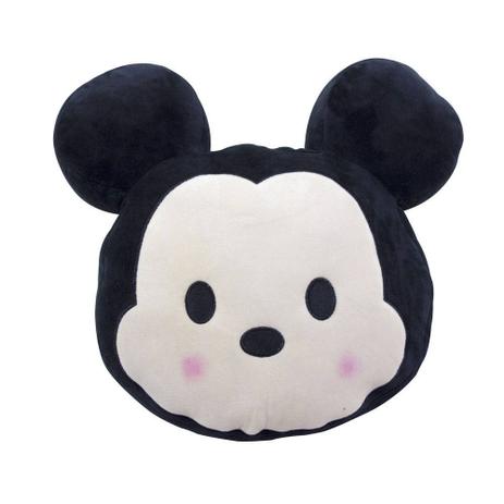 Almofada Rosto Mickey Tsum Tsum (Fibra) - Disney - Village Menor preço em Almofada Rosto Mickey Tsum Tsum (Fibra) - Disney - Village