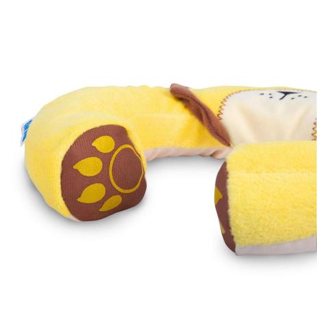 Menor preço em Almofada Yondi Trunki - Modelo Leão Leeroy - Almofada de Pescoço Divertida - Cor Amarela