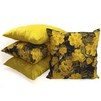 Almofadas Decorativas Kit 4 peças Cheias - Floral K7 - Vb Menor preço em Almofadas Decorativas Kit 4 peças Cheias - Floral K7 - Vb