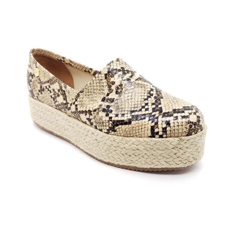 alpargata feminina flatform vizzano