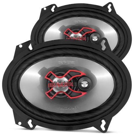 Alto falante Bravox B3X 68X - Kit Triaxial 2 peças 6x8 50WRMSx2 Menor preço em Alto falante Bravox B3X 68X - Kit Triaxial 2 peças 6x8 50WRMSx2