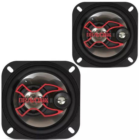 Alto Falante Bravox B3X40X 4 Polegadas 80W RMS Triaxial 4 Ohms Bobina Simples Par é boa?