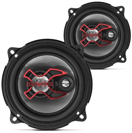 Alto Falante Bravox B3X50X 5 Polegadas 100W RMS Triaxial 4 Ohms Bobina Simples Par Menor preço em Alto Falante Bravox B3X50X 5 Polegadas 100W RMS Triaxial 4 Ohms Bobina Simples Par