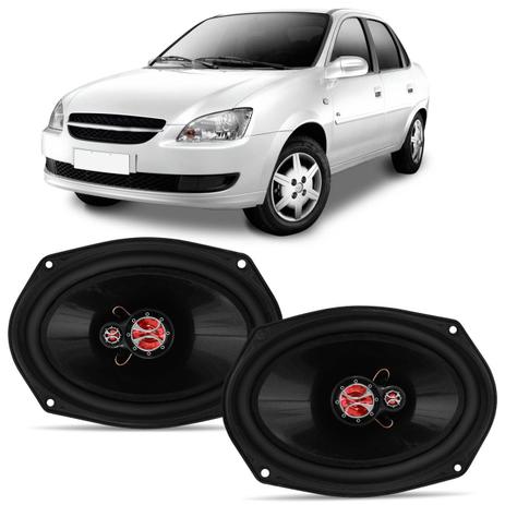 Alto Falante Corsa Sedan 2003 A 2015 Triaxial Foxer 6X9” 100W 2 Peças Traseira Par KF.265 Menor preço em Alto Falante Corsa Sedan 2003 A 2015 Triaxial Foxer 6X9” 100W 2 Peças Traseira Par KF.265