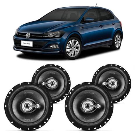 Alto Falante Volkswagen Polo 2018 a 2021 Bravox Black 6 Polegadas 240W RMS 4 Portas Kit Menor preço em Alto Falante Volkswagen Polo 2018 a 2021 Bravox Black 6 Polegadas 240W RMS 4 Portas Kit