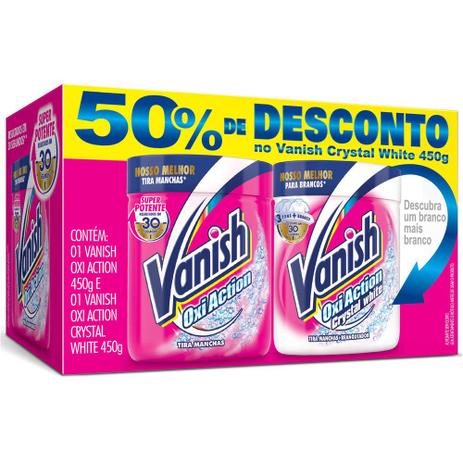 Alvejante Vanish Pó Pink + White 450g 2 unidades - Reckitt benckiser Menor preço em Alvejante Vanish Pó Pink + White 450g 2 unidades - Reckitt benckiser