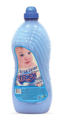Amaciante Clássico Roupas Toque Suave 2 Litros Azul Triex Menor preço em Amaciante Clássico Roupas Toque Suave 2 Litros Azul Triex