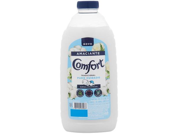 Amaciante Comfort Puro Cuidado - 1,8L Menor preço em Amaciante Comfort Puro Cuidado - 1,8L