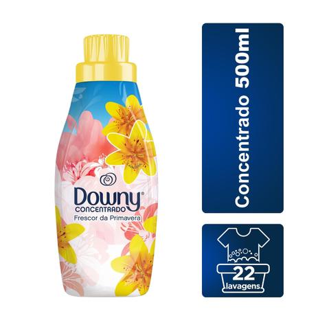 Amaciante Concentrado Downy Frescor da Primavera - 500ml Menor preço em Amaciante Concentrado Downy Frescor da Primavera - 500ml