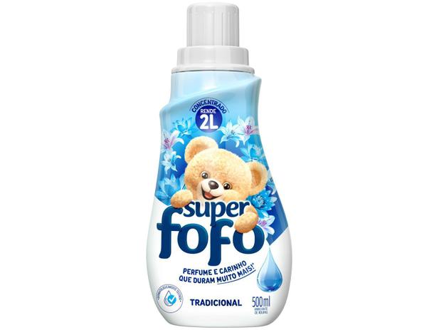 Amaciante de Roupa Fofo Tradicional Concentrado - 500ml Menor preço em Amaciante de Roupa Fofo Tradicional Concentrado - 500ml