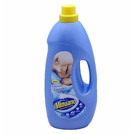 Amaciante de roupas 2l classico carinho / un / minuano Menor preço em Amaciante de roupas 2l classico carinho / un / minuano