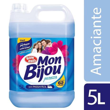 Amaciante Mon Bijou Passa Fácil Pureza 5L Embalagem c/ 4 Unidades - Bombril é boa?