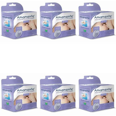 Amamente Concha P/ Amamentação Pré Parto (Kit C/06) Menor preço em Amamente Concha P/ Amamentação Pré Parto (Kit C/06)