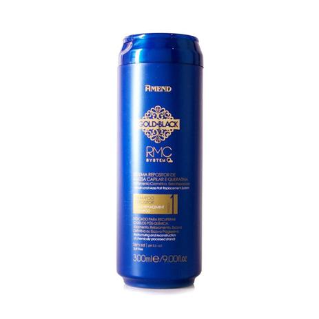 Amend gold black rmc q+ shampoo repositor 300ml Menor preço em Amend gold black rmc q+ shampoo repositor 300ml