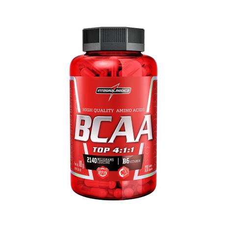 Amino Bcaa Top 4:1:1 (120caps) - Integralmédica - Geral Menor preço em Amino Bcaa Top 4:1:1 (120caps) - Integralmédica - Geral