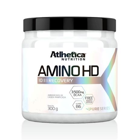 Amino Hd 10:1:1 Blueberry Pure Series 300g Atlhetica Nutrition Menor preço em Amino Hd 10:1:1 Blueberry Pure Series 300g Atlhetica Nutrition
