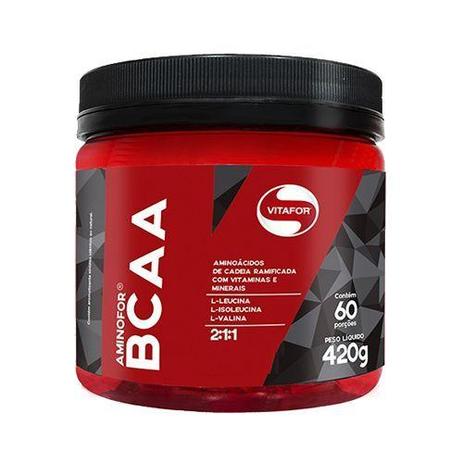 Aminofor BCAA - 420g Limão - Vitafor Menor preço em Aminofor BCAA - 420g Limão - Vitafor