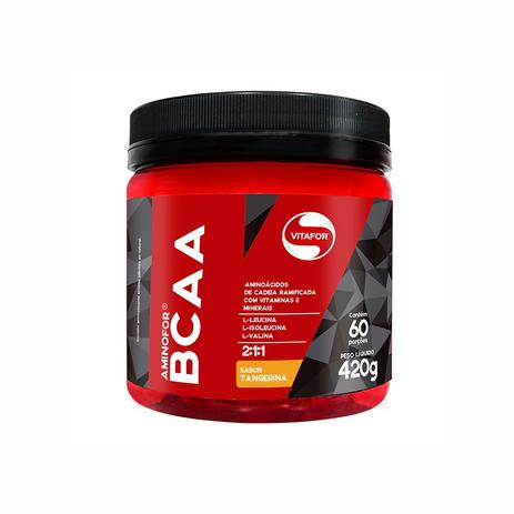 Aminofor BCAA Sabor Tangerina 420g Vitafor Menor preço em Aminofor BCAA Sabor Tangerina 420g Vitafor