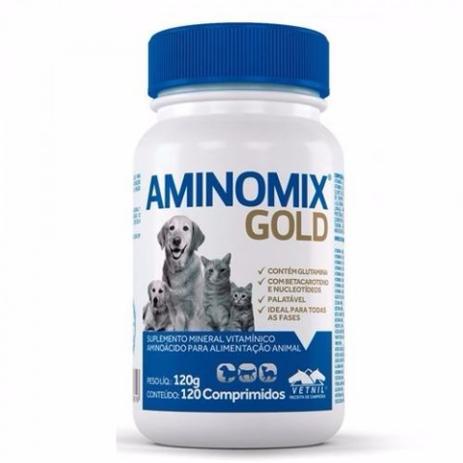Aminomix Gold 120 comprimidos Suplemento Vitamínico - Vetnil - é boa?