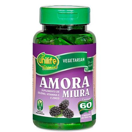 Amora Miura - 60 caps - Unilife Menor preço em Amora Miura - 60 caps - Unilife