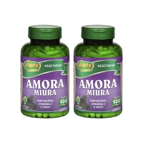 Amora Miúra Unilife 120 Cápsulas Regulador Hormonal - Kit 2 Unidades - Unilife vitamins Menor preço em Amora Miúra Unilife 120 Cápsulas Regulador Hormonal - Kit 2 Unidades - Unilife vitamins