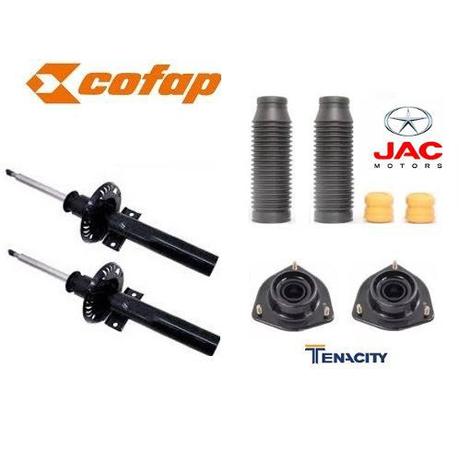 Amortecedor Com Kit Batentes Dianteiro Jac J3 2011/..Par Cofap - Cofap/tenacity é boa?