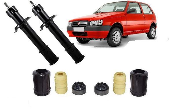 Amortecedor Dianteiro Uno Way 08/13 (Kit 2 Amortecedor+Cox+Bat+Coifa) - Cofap Menor preço em Amortecedor Dianteiro Uno Way 08/13 (Kit 2 Amortecedor+Cox+Bat+Coifa) - Cofap