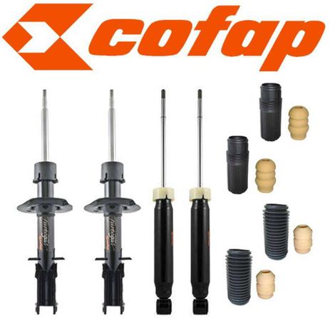 Amortecedor Palio 01/11 Siena 01/12(Kit 4 Amortecedores+Batente+Coifa) - Cofap Menor preço em Amortecedor Palio 01/11 Siena 01/12(Kit 4 Amortecedores+Batente+Coifa) - Cofap