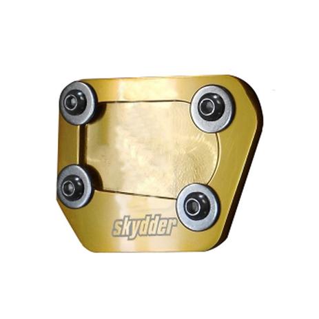 Ampliador Base Descanso Lateral BMW F850/750 GS Amarelo - Skydder Menor preço em Ampliador Base Descanso Lateral BMW F850/750 GS Amarelo - Skydder