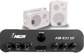 Amplificador AB100ST NCA + 1 PAR Caixa SP400 Branca Menor preço em Amplificador AB100ST NCA + 1 PAR Caixa SP400 Branca