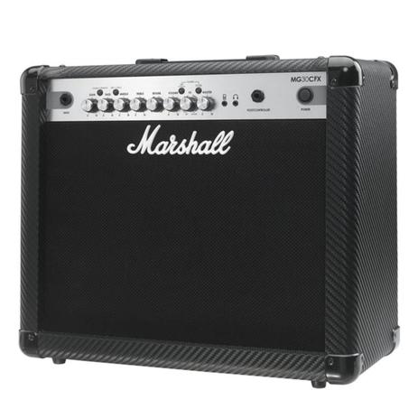Amplificador Combo Marshall MG30CFX para guitarra - Carbon Fiber Menor preço em Amplificador Combo Marshall MG30CFX para guitarra - Carbon Fiber