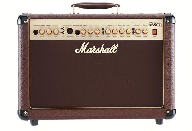 Amplificador Combo para Violão MARSHALL 50W AS50D Menor preço em Amplificador Combo para Violão MARSHALL 50W AS50D