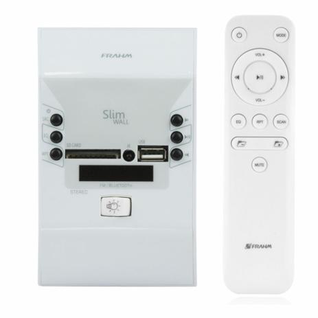 Amplificador de Parede Bluetooth Slim Wall Frahm branco Menor preço em Amplificador de Parede Bluetooth Slim Wall Frahm branco