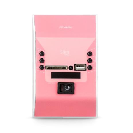 Menor preço em Amplificador De Parede Rosa Slim Wall - Frahm