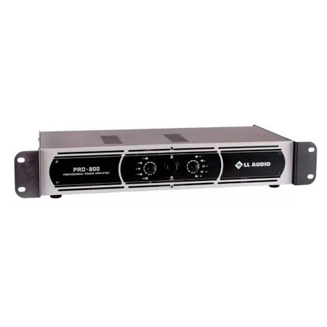 Amplificador de Potência 200W 4 OHMS PRO 800 - LL AUDIO Menor preço em Amplificador de Potência 200W 4 OHMS PRO 800 - LL AUDIO