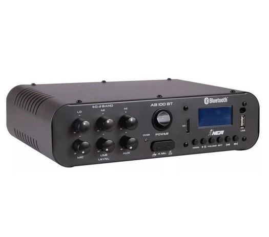 Amplificador de Potência Audio 70W LL Audio AB100BTCompacto Menor preço em Amplificador de Potência Audio 70W LL Audio AB100BTCompacto