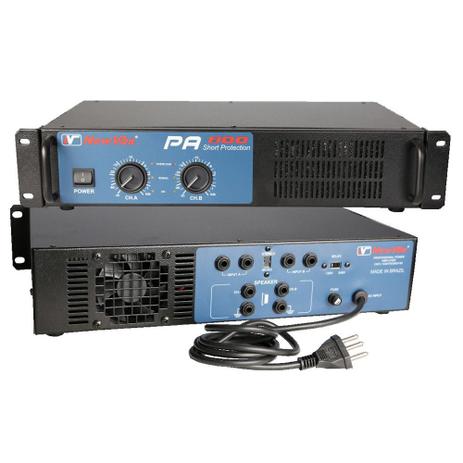 Amplificador de Potência SPPA600 2 Canais 300W 4/8 Ohms SomPlus Menor preço em Amplificador de Potência SPPA600 2 Canais 300W 4/8 Ohms SomPlus