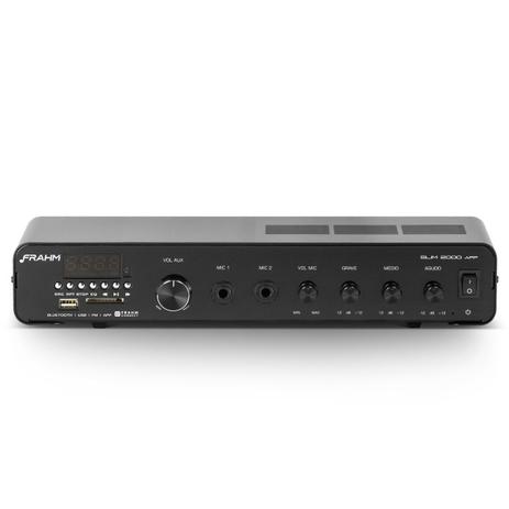 Amplificador de Som Ambiente Frahm Receiver Slim 2000 APP Menor preço em Amplificador de Som Ambiente Frahm Receiver Slim 2000 APP