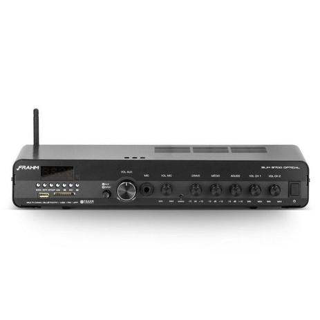 Amplificador Frahm Slim 3700 G2 Optical Bluetooth USB / SD / FM Bivolt Menor preço em Amplificador Frahm Slim 3700 G2 Optical Bluetooth USB / SD / FM Bivolt