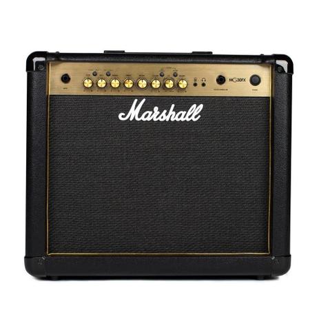Amplificador Marshall MG30GFX Gold Combo para Guitarra 30W Menor preço em Amplificador Marshall MG30GFX Gold Combo para Guitarra 30W