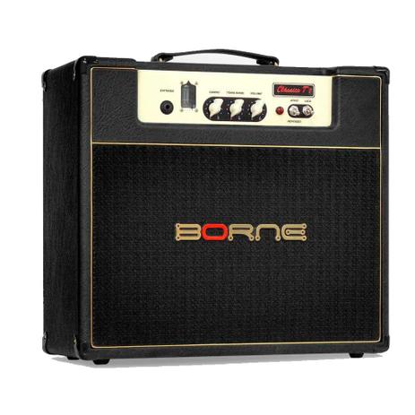Amplificador P/ Guitarra Borne Valvulado Clássico T7 Preto - AP0109 - Borne tecnologia Menor preço em Amplificador P/ Guitarra Borne Valvulado Clássico T7 Preto - AP0109 - Borne tecnologia