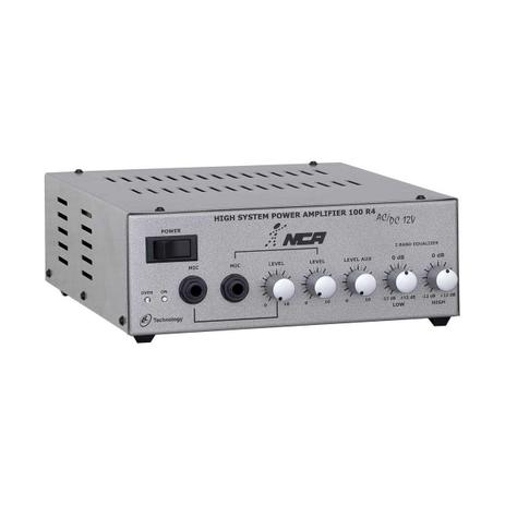 Amplificador para Som Ambiente 25W 4Ohms NCA AB100 12V Menor preço em Amplificador para Som Ambiente 25W 4Ohms NCA AB100 12V