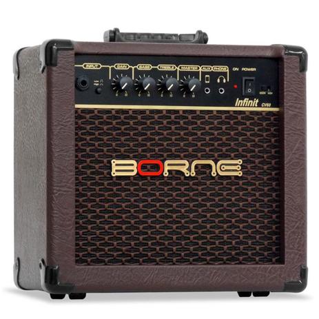 Amplificador para violao combo borne infinit cv60 marrom Menor preço em Amplificador para violao combo borne infinit cv60 marrom
